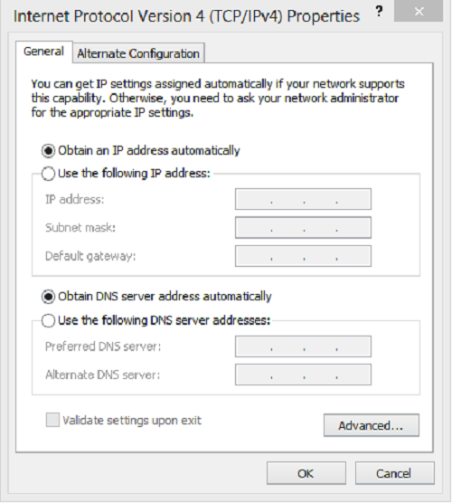 Hướng dẫn đổi DNS Singapore trên Windows 8