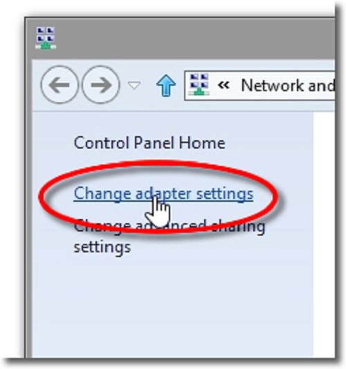 Thay đổi DNS FPT trên Win 8